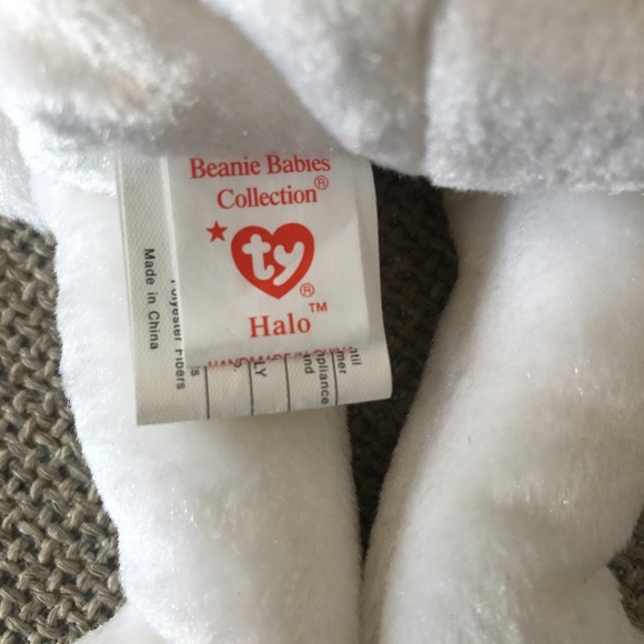 Ty Beanie Baby - Halo Bear - Brown Nose - 1998 - Picture 6 of 7